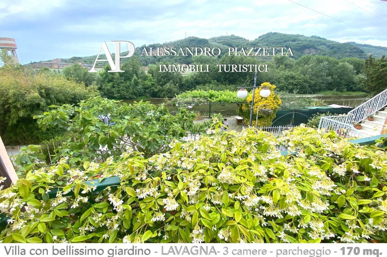 Villa Marinin - Con Splendido Giardino E Vicino Ad Oasi Naturalistica Lavagna Buitenkant foto