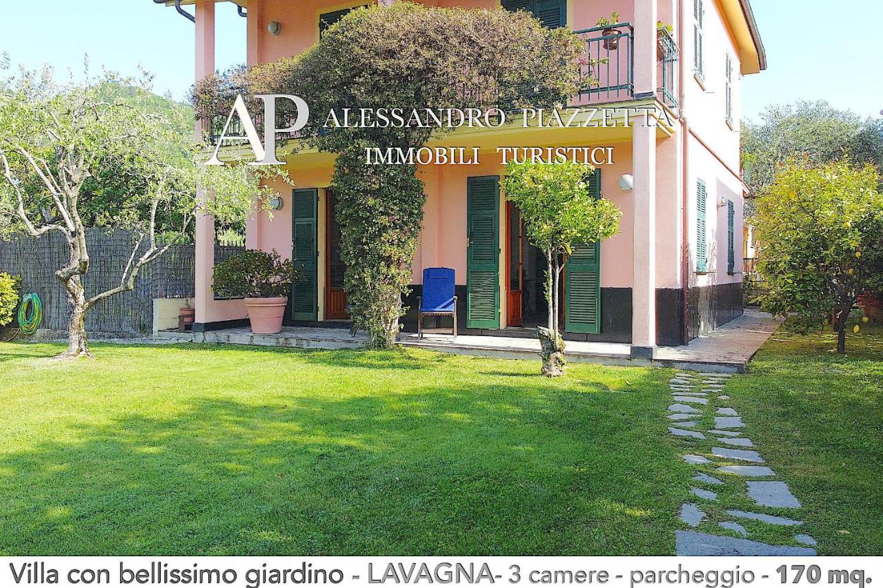 Villa Marinin - Con Splendido Giardino E Vicino Ad Oasi Naturalistica Lavagna Buitenkant foto