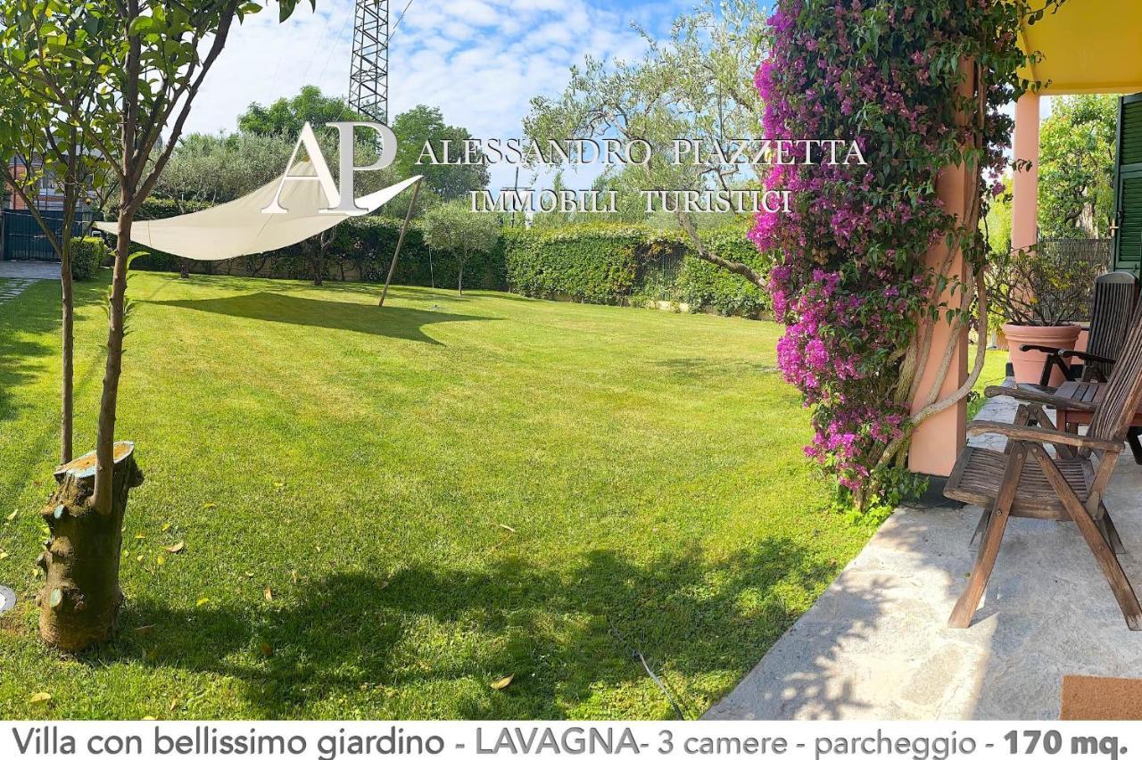 Villa Marinin - Con Splendido Giardino E Vicino Ad Oasi Naturalistica Lavagna Buitenkant foto