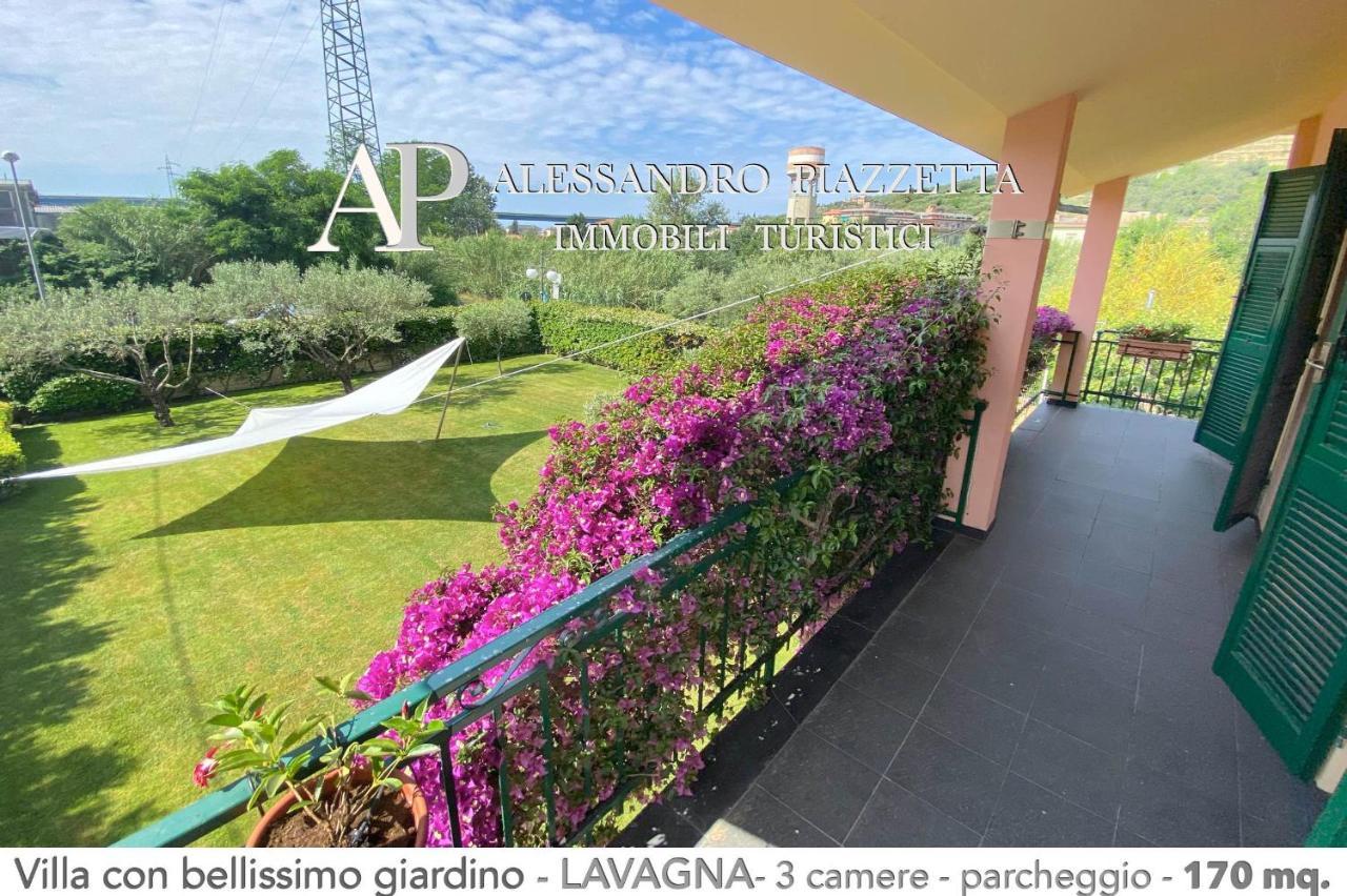 Villa Marinin - Con Splendido Giardino E Vicino Ad Oasi Naturalistica Lavagna Buitenkant foto